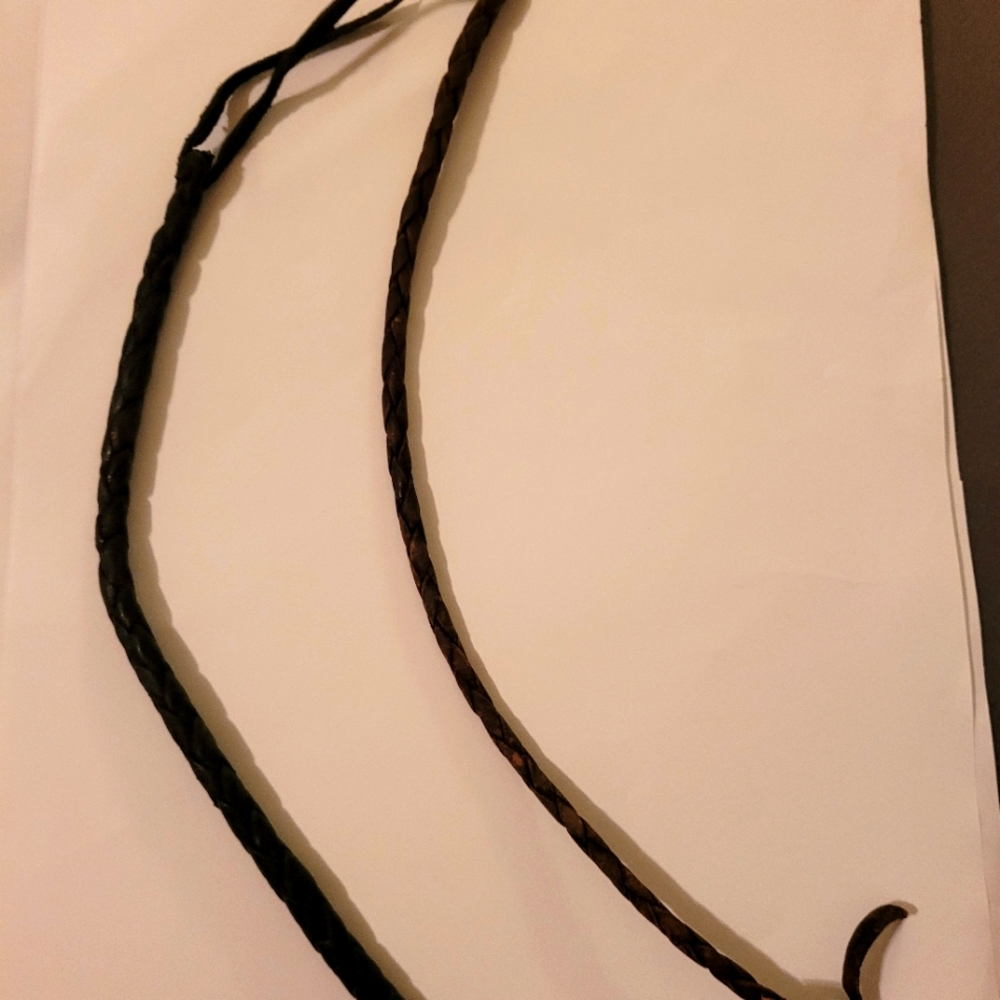 2 GENUINE LEATHER BRACELETS